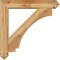 Ekena Millwork Imperial Arts and Crafts Rough Sawn Bracket w/ Offset Brace, Western Red Cedar, 6"W x 30"D x 30"H BKT0604X30X30IMP03RWR - alternate 2